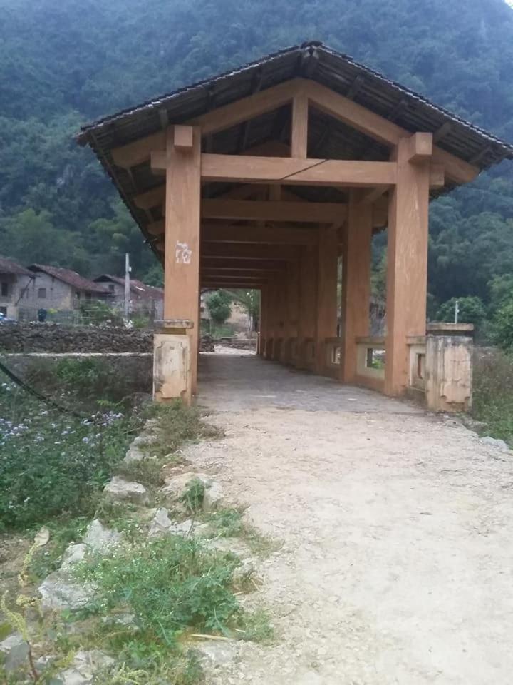 A Sy Ban Gioc Homestay - Nha San Da Co Cao Bang Dış mekan fotoğraf