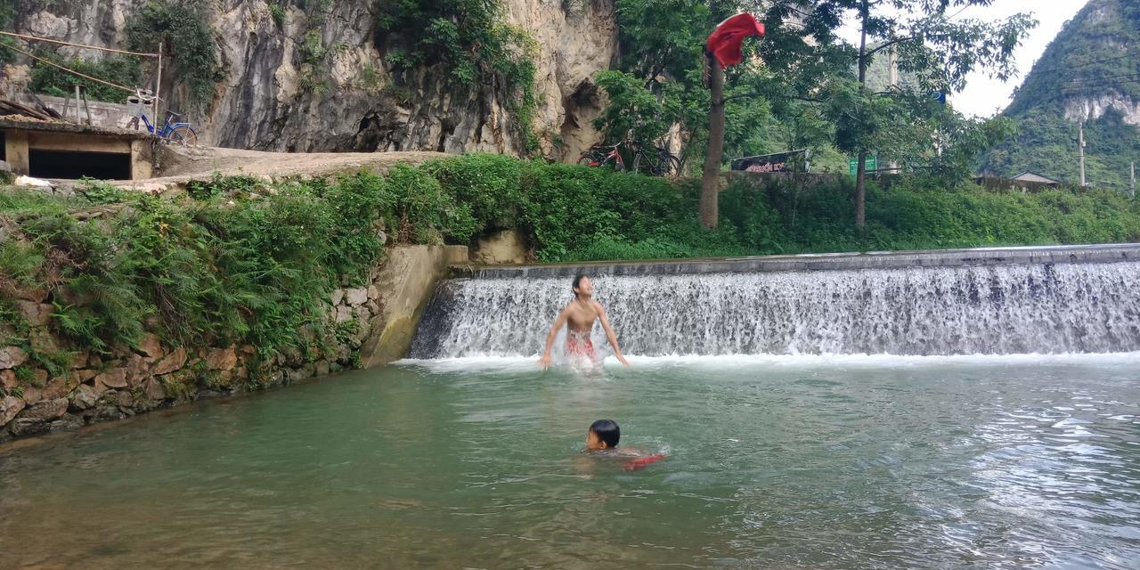 A Sy Ban Gioc Homestay - Nha San Da Co Cao Bang Dış mekan fotoğraf