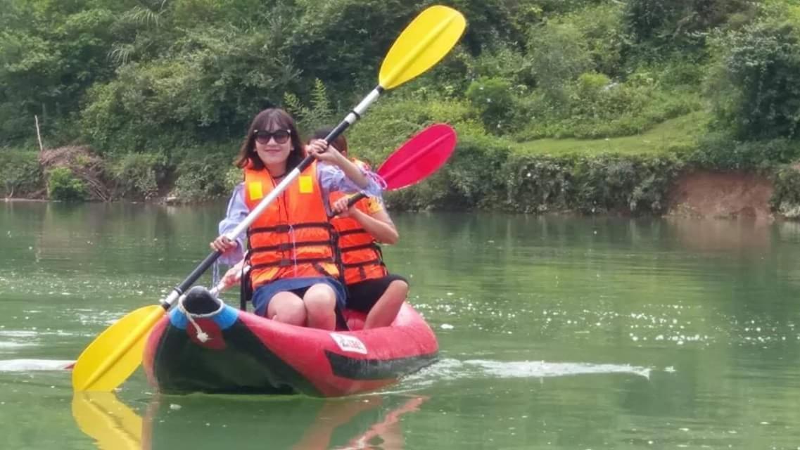 A Sy Ban Gioc Homestay - Nha San Da Co Cao Bang Dış mekan fotoğraf