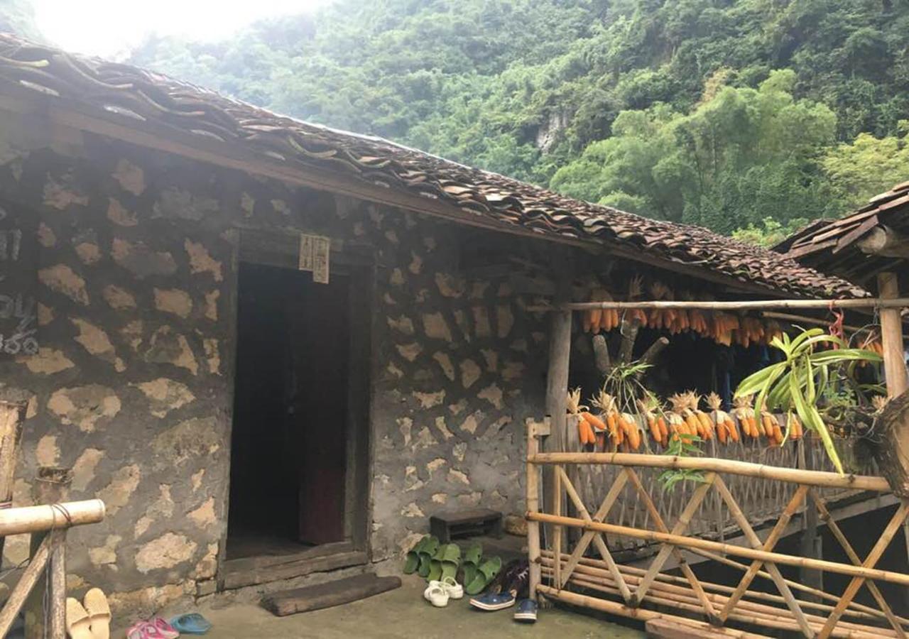 A Sy Ban Gioc Homestay - Nha San Da Co Cao Bang Dış mekan fotoğraf