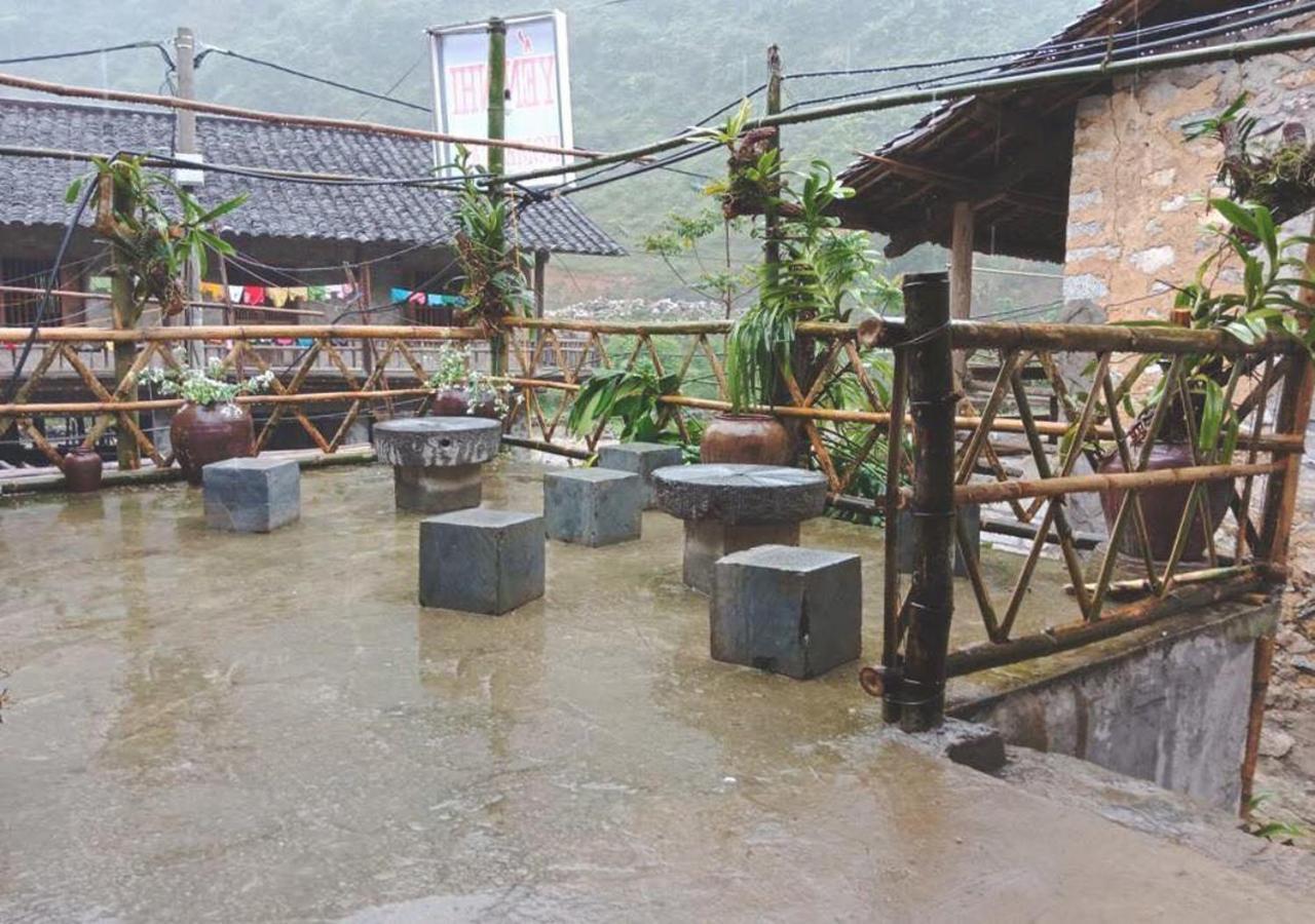 A Sy Ban Gioc Homestay - Nha San Da Co Cao Bang Dış mekan fotoğraf