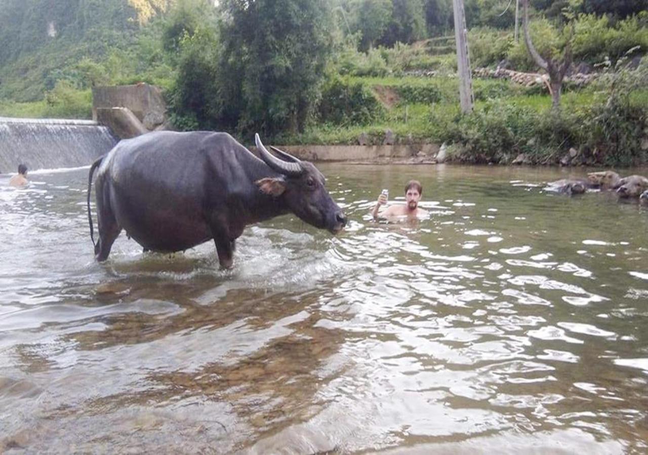 A Sy Ban Gioc Homestay - Nha San Da Co Cao Bang Dış mekan fotoğraf