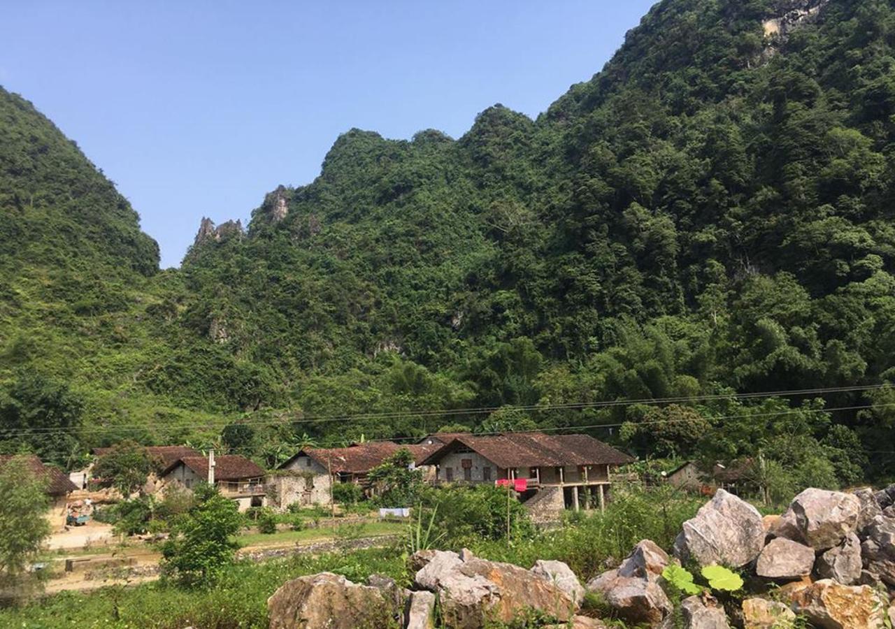 A Sy Ban Gioc Homestay - Nha San Da Co Cao Bang Dış mekan fotoğraf