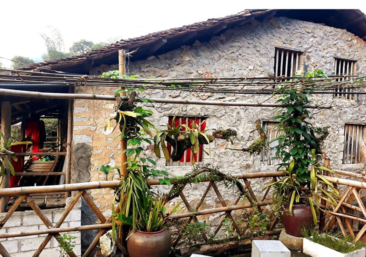 A Sy Ban Gioc Homestay - Nha San Da Co Cao Bang Dış mekan fotoğraf